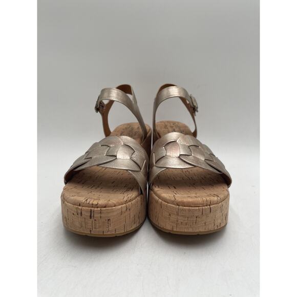 KORK-EASE TATIANA KE0016730 Women's NEW Platform-Sandal Light-Gold US Size 8 NIB - Picture 5 of 11